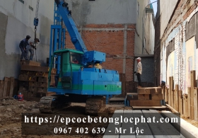 ÉP CỌC BÊ TÔNG NHÀ 1 TRỆT 1 LẦU
