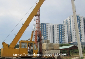 Khoảng cách để ép cọc bê tông cho từng loại địa hình