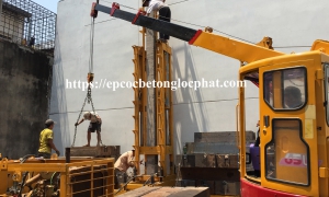 ÉP CỌC BÊ TÔNG NHÀ XƯỞNG