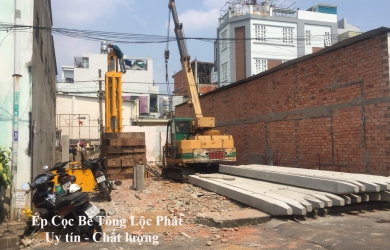 Ép cọc bê tông quận 3